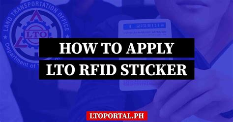 lto rfid sticker 2018 philippines|rfid tag Philippines.